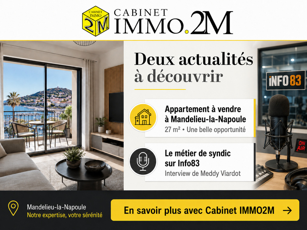 Appartement � d�couvrir � Mandelieu-la-Napoule - Comprendre le r�le du syndic 